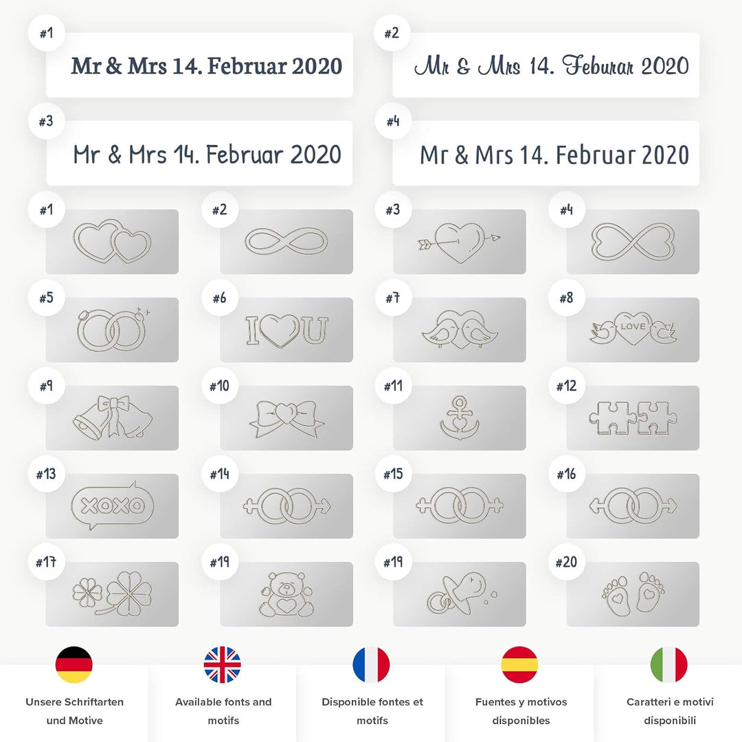 LIEBESSCHLOSS-FACTORY Herz-Schloss Silber mit Gravur und Schlüssel, gratis Geschenkbox uvm. Jetzt gr