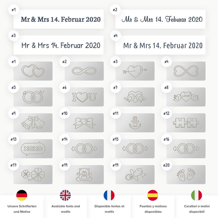 LIEBESSCHLOSS-FACTORY Herz-Schloss Silber mit Gravur und Schlüssel, gratis Geschenkbox uvm. Jetzt gr