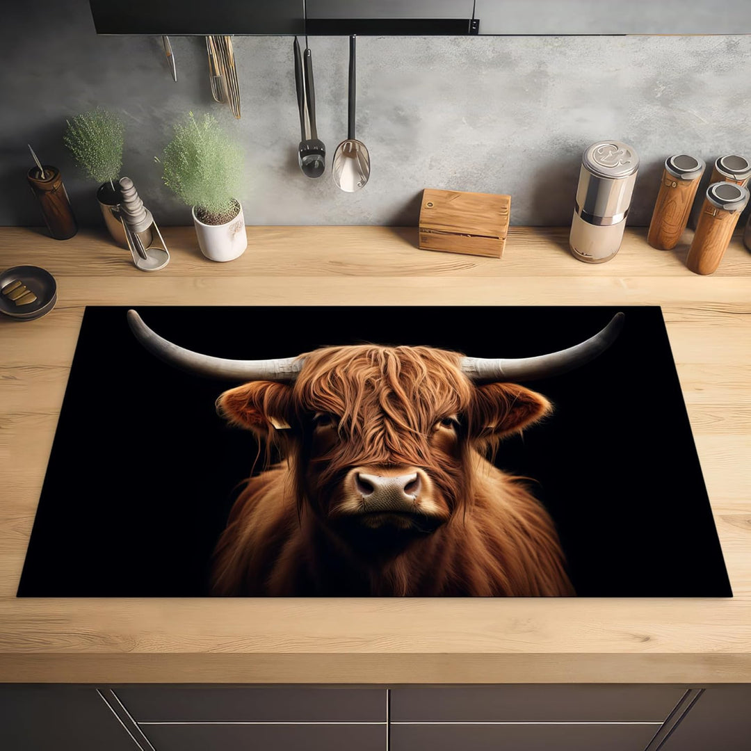Herdabdeckplatte 90x52 cm Einteilig Induktionsmatte Küche Abdeckung Ceranfeld Herd Abdeckplatte Deko