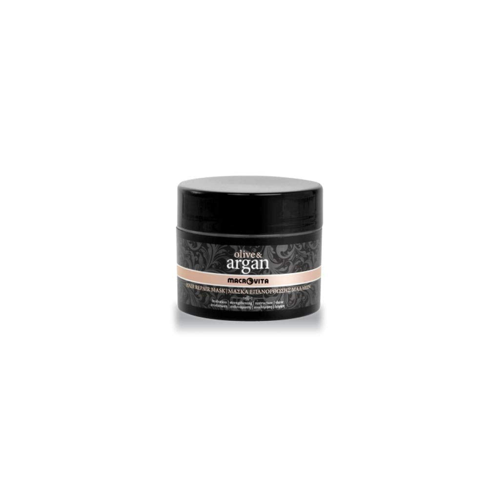 MACROVITA ARGAN HAIR REPAIR MASK HYDRATION | STRENGTHENING | RECONSTRUCTION | SHINE OLIVE & ARGAN FO
