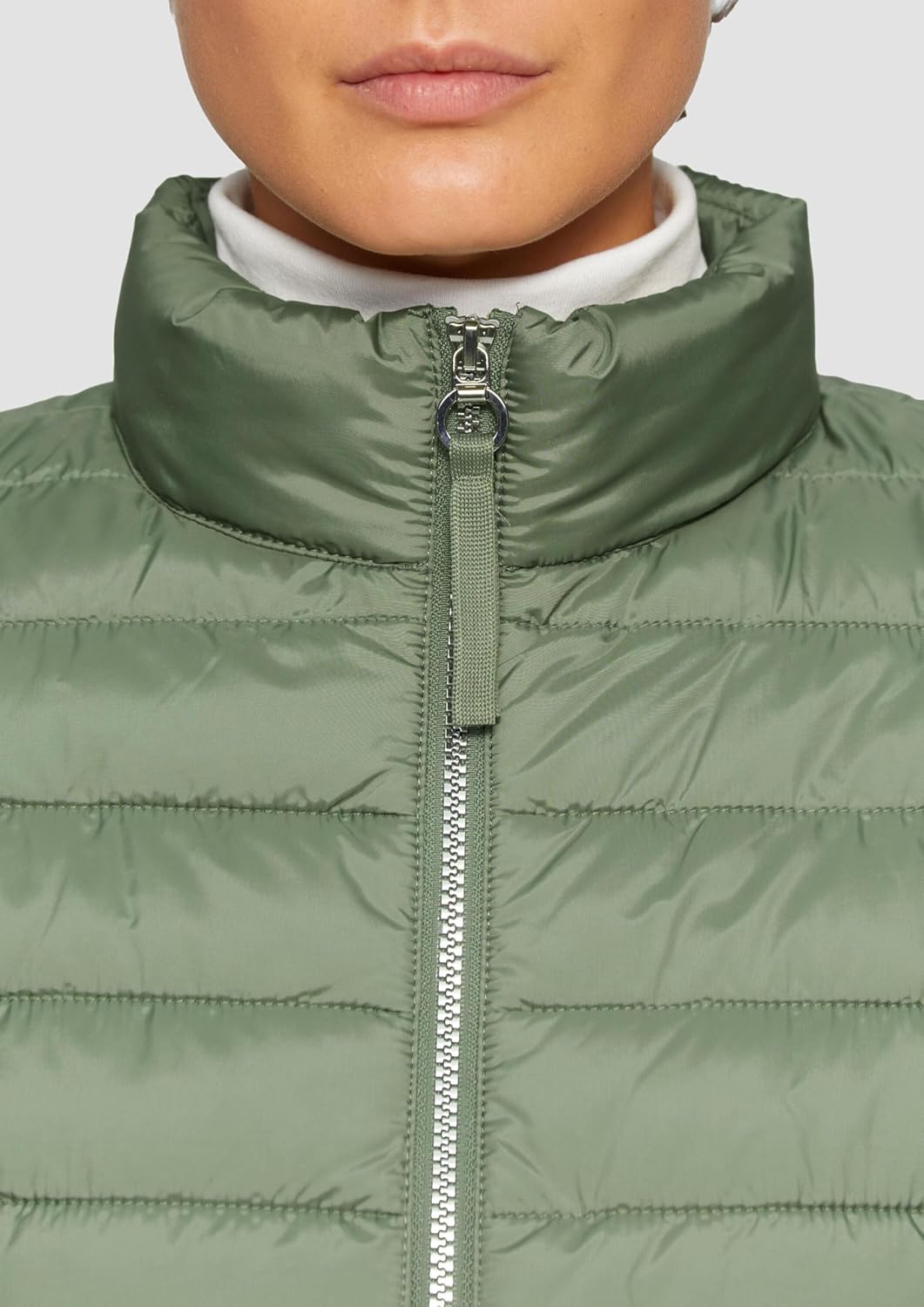 s.Oliver Herren Steppjacke – Slim Fit, leicht wattiert, Stehkragen – Für Outdoor, Übergangszeit & Ci