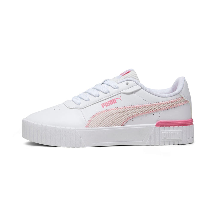 PUMA Mädchen Carina 2.0 Corduroy Jr Sneaker 37 EU Puma White Frosty Pink Strawberry Burst, 37 EU Pum