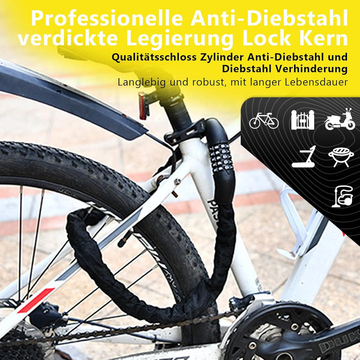 Schloss für E Scooter,Schellenschloss für E Roller,Fahrradschloss,E-Bike/Motorrad,Inklusive Einer Tr