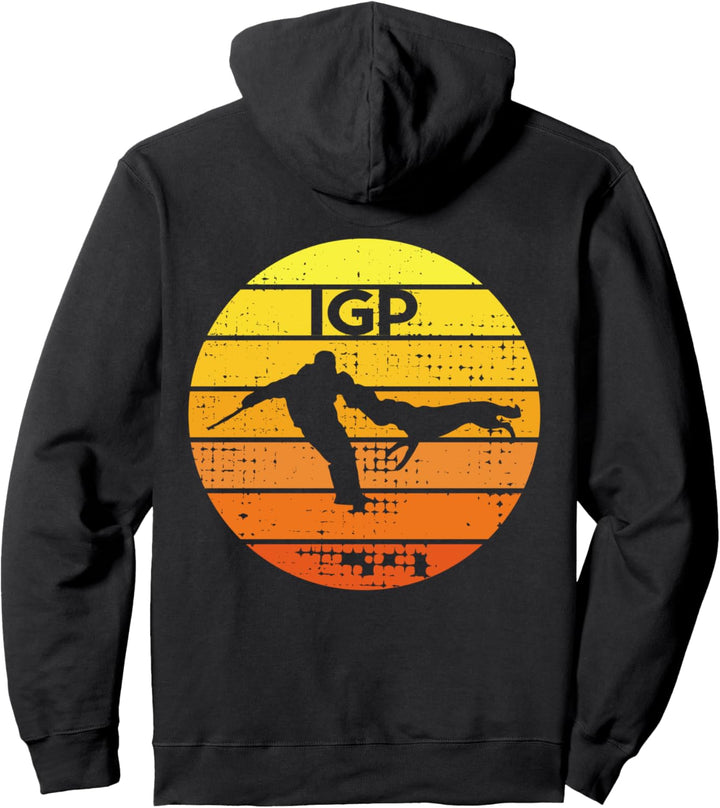 Retro IGP Vintage Design Hundesport Dog Hund Schäferhund Pullover Hoodie