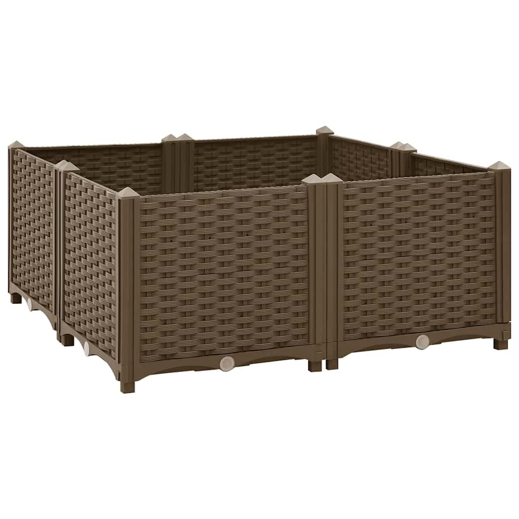 vidaXL Hochbeet Pflanzkasten Pflanzbeet Gemüsebeet Blumenbeet Blumenkasten Frühbeet Gartenbeet Pflan