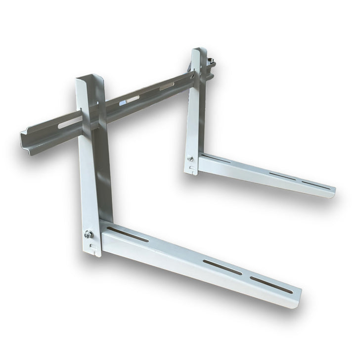 HM, Verstellbare Halterung für Klimaanlage aussen 780 x 365 x 450 mm – Tragkraft 120 kg, verzinkter