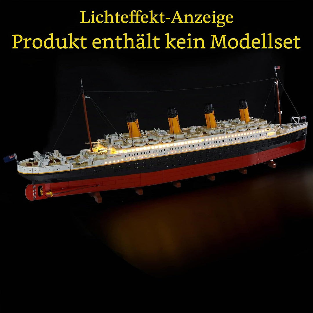 GEAMENT LED Licht-Set Kompatibel mit Lego Titanic - Beleuchtungsset für Creator 10294 Baumodell (Leg