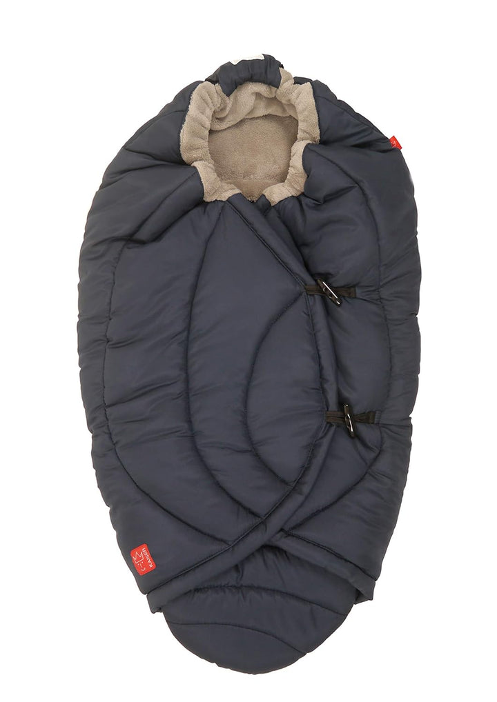 Kaiser 65356222 Einschlagdecke CooCoon, navy/light grey, blau Navy/Light Grey 1 Stück (1er Pack), Na