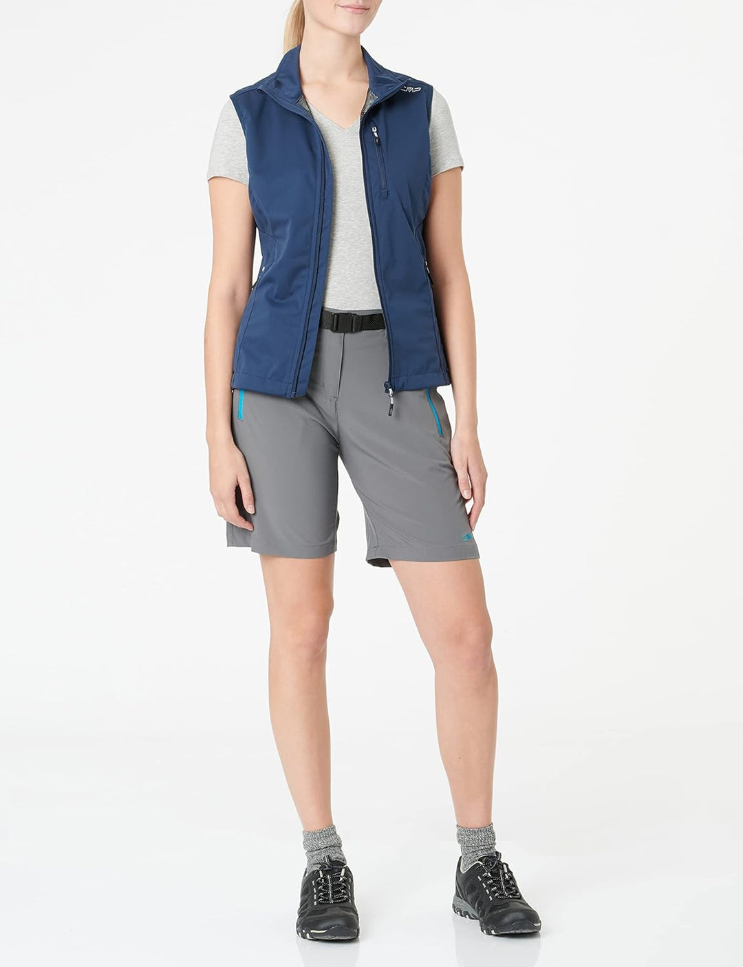 CMP Damen Light Softshell Weste Outdoorweste 38 Blaues Eis, 38 Blaues Eis
