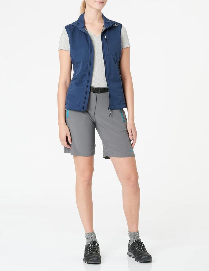CMP Damen Light Softshell Weste Outdoorweste 38 Blaues Eis, 38 Blaues Eis