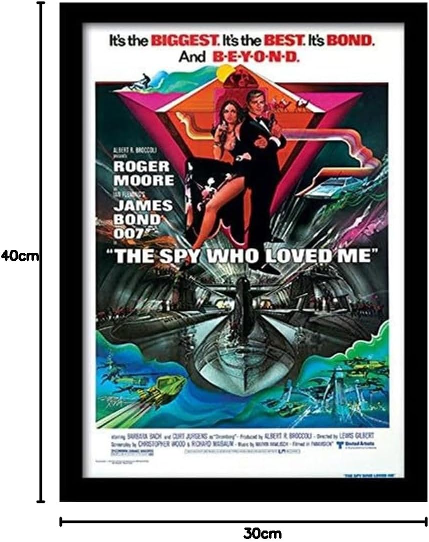 James Bond Memorabilia, Mehrfarbig, 30 x 40cm
