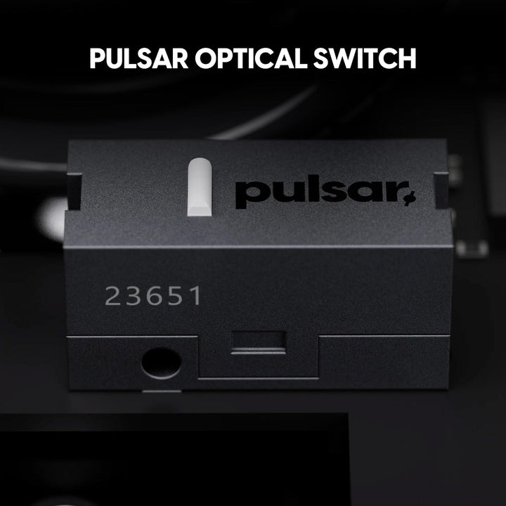 Pulsar Gaming Gears X3 Crazylight Kabellose Gaming-Maus, Ultraleicht, 43 g, Hybrid-ergonomisch, opti