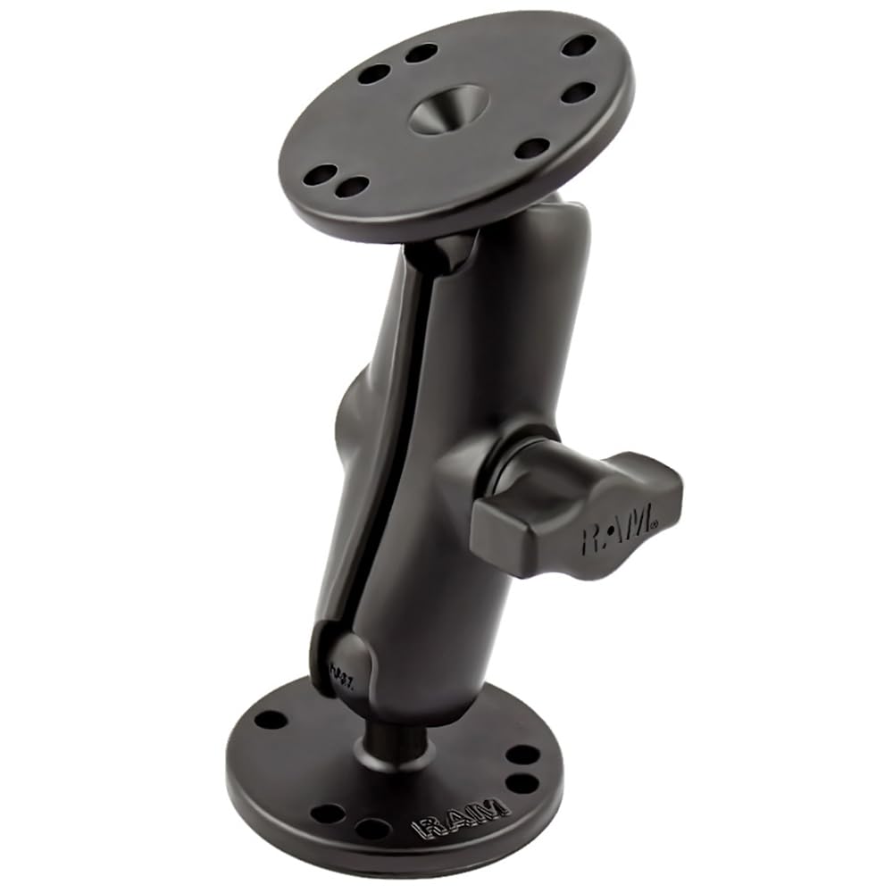RAM Mount Dual Socket Arm W/2 2,5 Zoll Round Bases