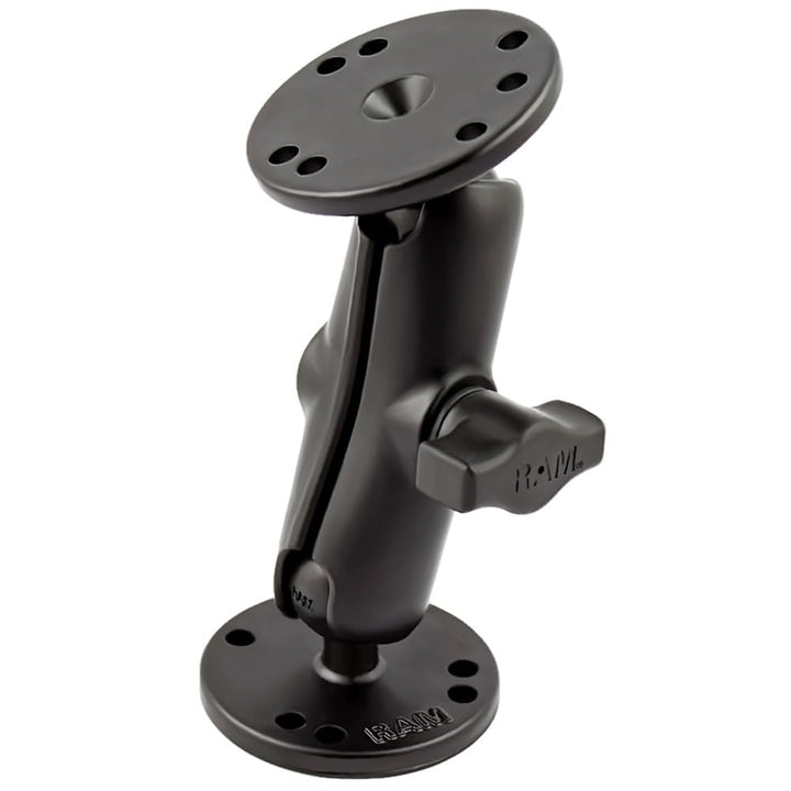 RAM Mount Dual Socket Arm W/2 2,5 Zoll Round Bases