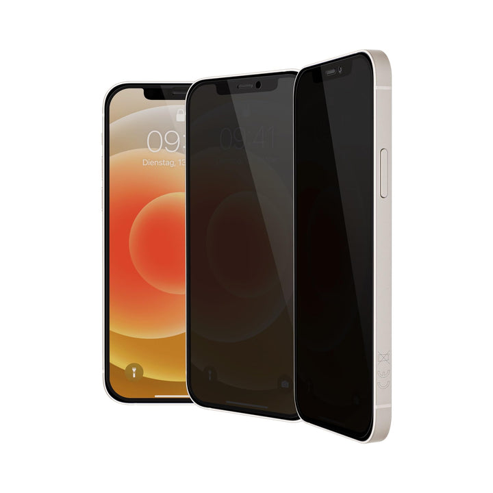 Artwizz PrivacyGlass Schutzglas kompatibel mit iPhone 12 Mini (5,4 Zoll) - Displayschutz mit Anti-Sp