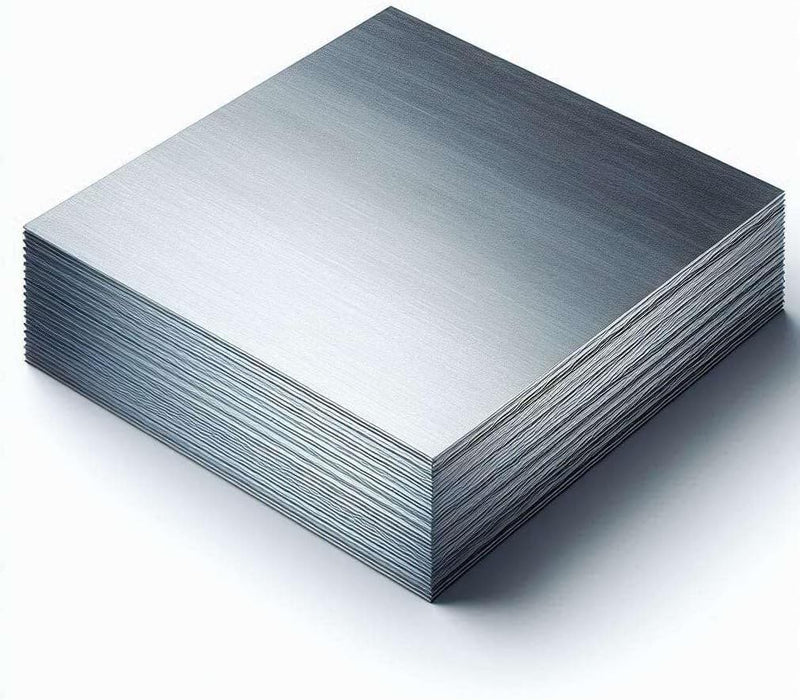 Stahlblech verzinkt von Stahlog, DX51 + Zink, WN: 1.0226, Feinblech, Stärke: 1 mm, Masse: 800 x 1000