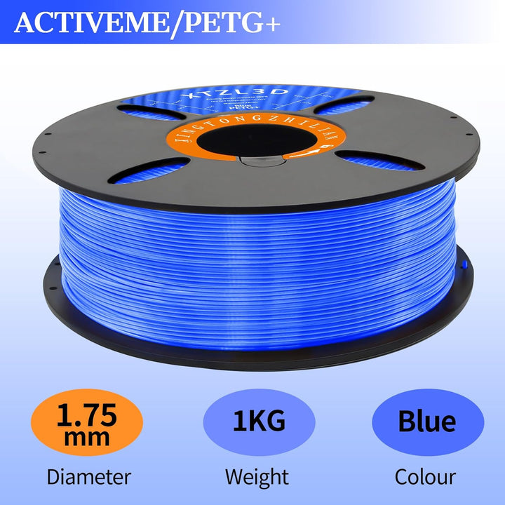 PETG Filament 1.75mm, Speedy Printing Filament, Kompatibel mit den meisten 3D Druckern, Massgenauigk
