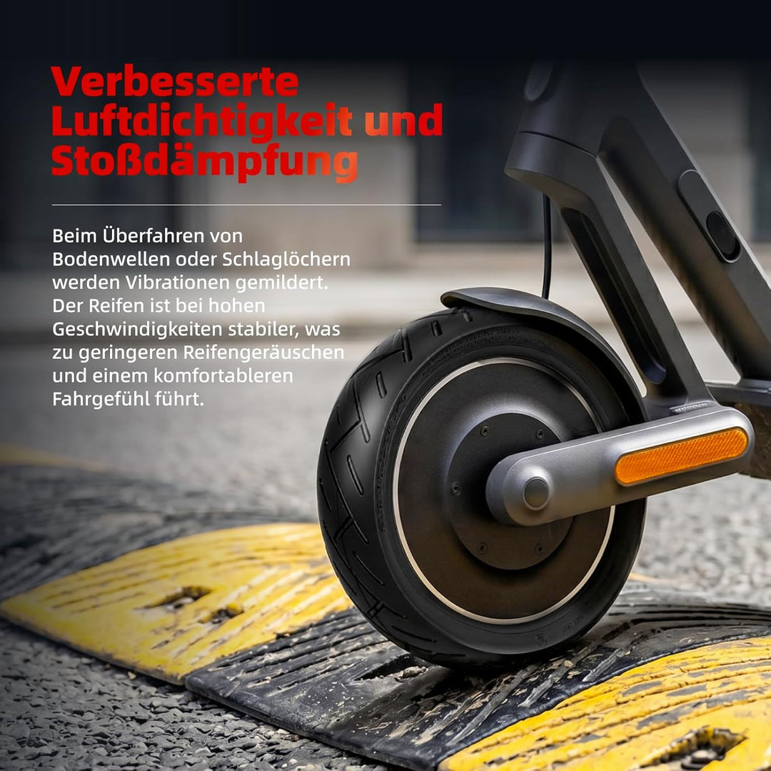 250 x 64 Strassenreifen Verdickter 10-Zoll-Luftreifen für Xiaomi 4 Ultra, Navee S65, Navee S65C Elek