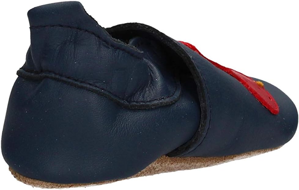 Bobux Soft Sole Dinosaur Blau (Navy) Leder 15-21 Monate