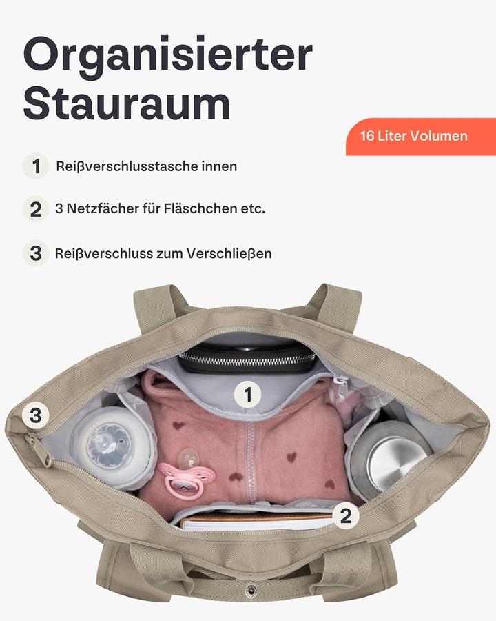 Johnny Urban Wickelrucksack & Wickeltasche für Kinderwagen - Blair - Kinderwagentasche mit vielen Fä