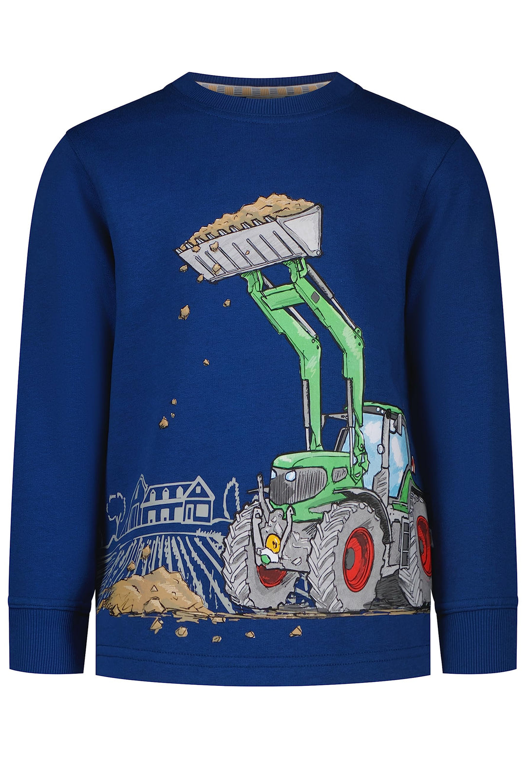 SALT AND PEPPER Jungen Sweatshirt mit gedrucktem Traktor Motiv aus Baumwolle