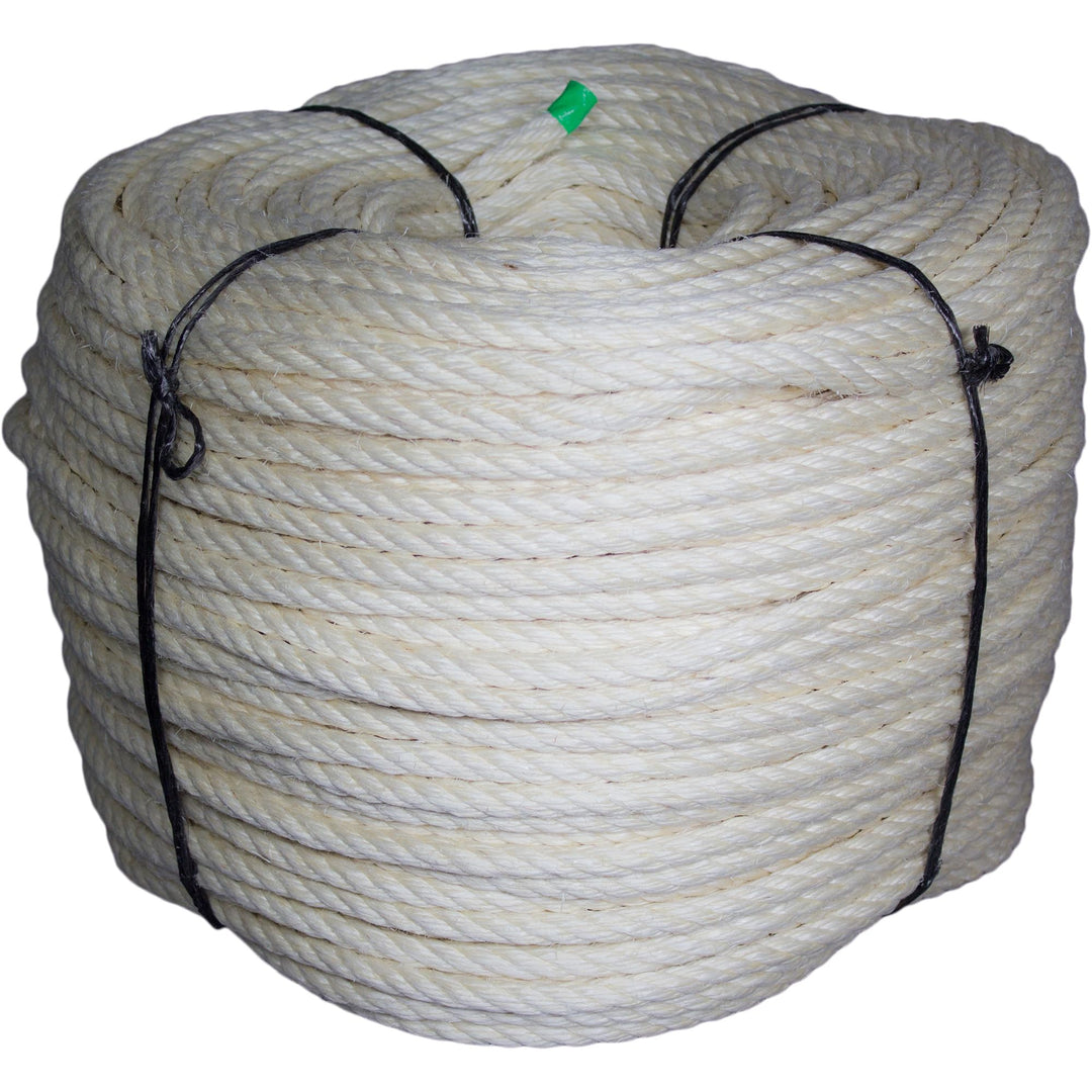 Kratzbaumland 6-12 mm Profi-Sisalseil für Kratzbäume/Sisalstämme, 100 Meter (12 mm), 12 mm