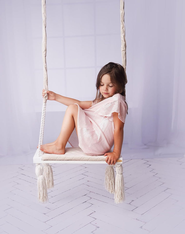 Create for you® - Baby Schaukel Indoor, Grosse Kinderschaukel Holz, Schaukel Baby, Babyschaukel Türr