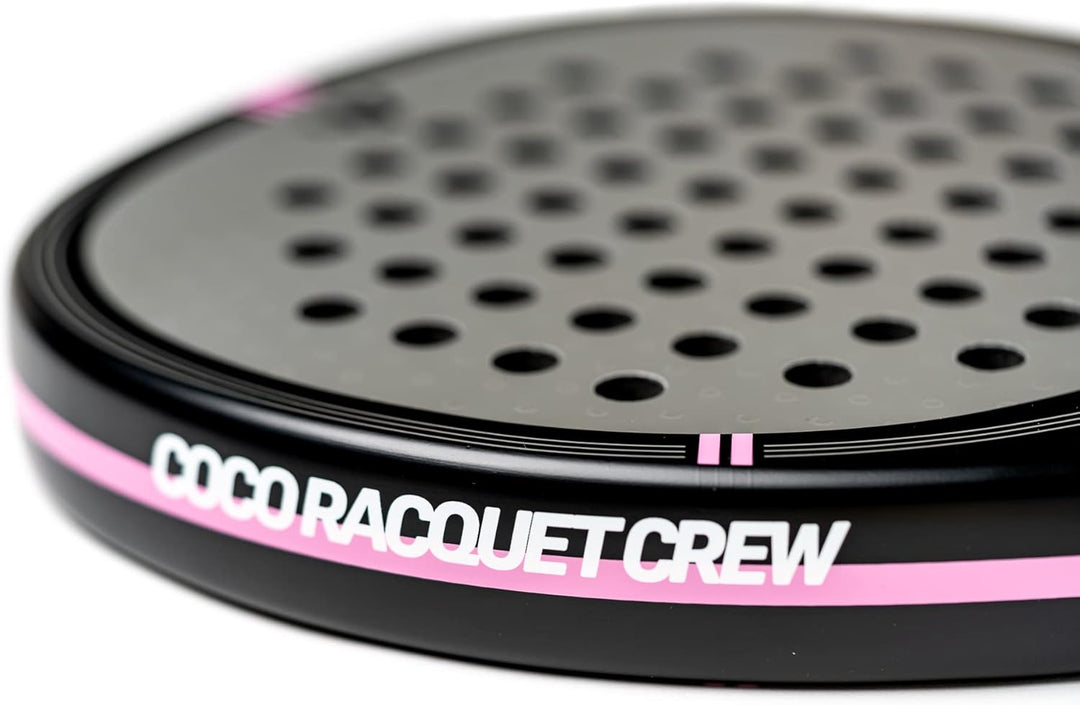 RC Five Padel-Schläger | 3K Carbon-Oberfläche | Eva-Softkern | Glasfaser &amp; Carbon-Rahmen | Kontrolle