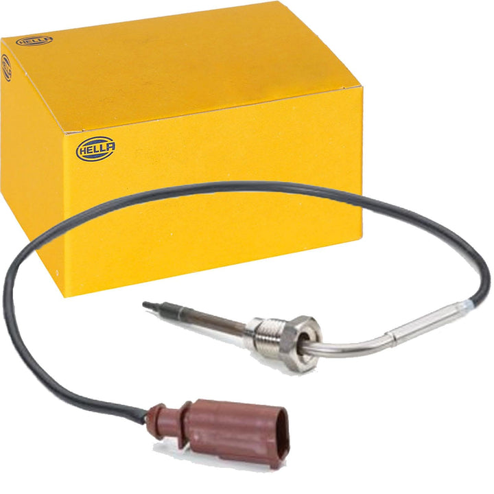 HELLA 6PT 014 494-231 Sensor, Abgastemperatur - 2-polig - geschraubt - Kabel: 450mm
