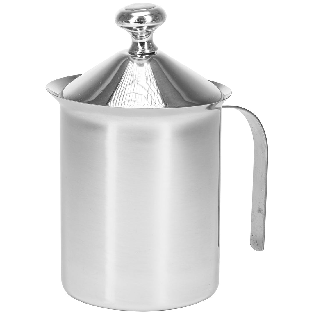 KARL HAUSMANN Milchaufschäumer Manuell aus Edelstahl, 850 ml, Induktion