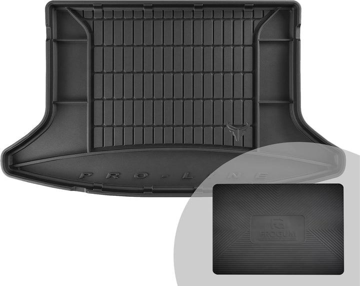 FROGUM ProLine 3D Gummimatte Exklusive Auto Kofferraummatte Kofferraumwanne für Kia NIRO I 2016-2022