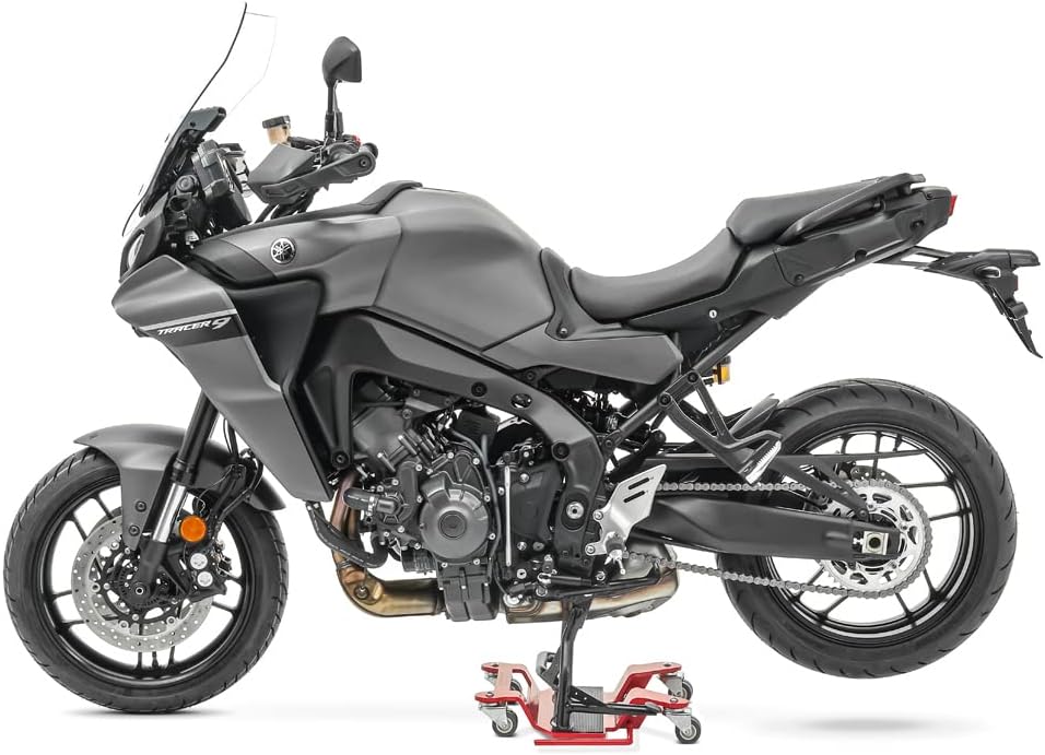 ConStands Central Mover - Motorrad Rangierhilfe für Honda @ 125/150,Africa Twin XRV 650/750,Black Wi