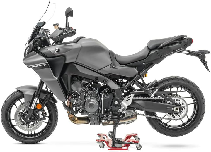 ConStands Central Mover - Motorrad Rangierhilfe für Honda @ 125/150,Africa Twin XRV 650/750,Black Wi