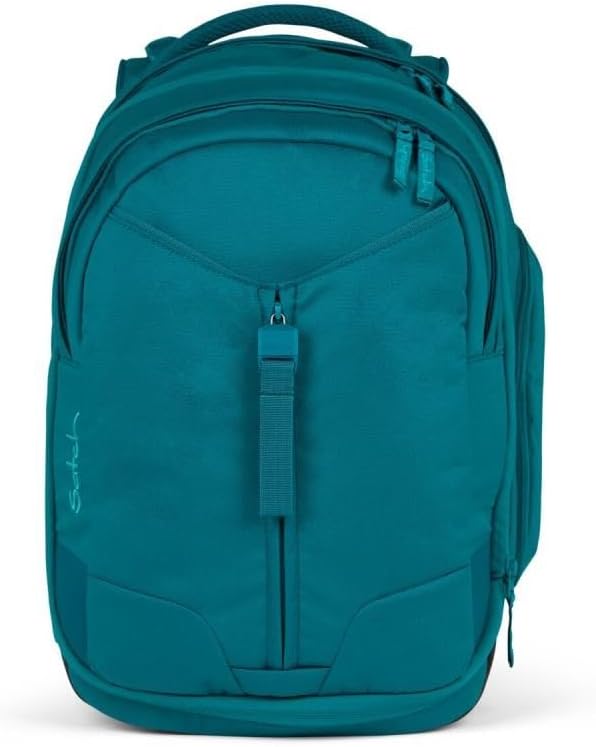Satch Match Schulrucksack Set 3tlg. inkl. Schlamperbox und Sportbeutel Deep Petrol, Deep Petrol