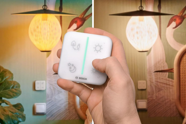 Bosch Smart Home Universalschalter II, zur einfachen Steuerung smarter Geräte, konfigurierbar für 4