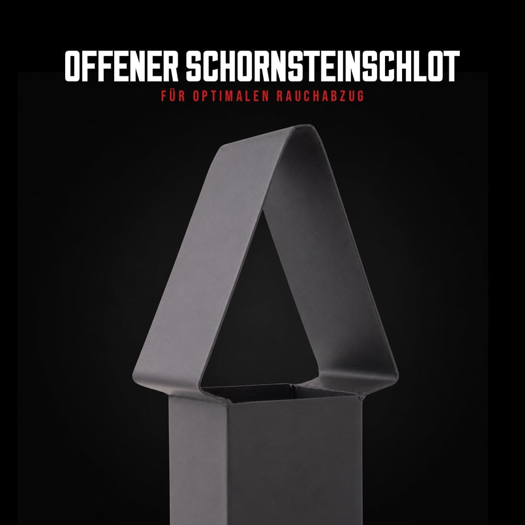 Utschak S Feuerofen inkl. 10 Liter Kazan [Grösse wählbar] - Uchag Kasanofen zum Grillen &amp; Kochen S -