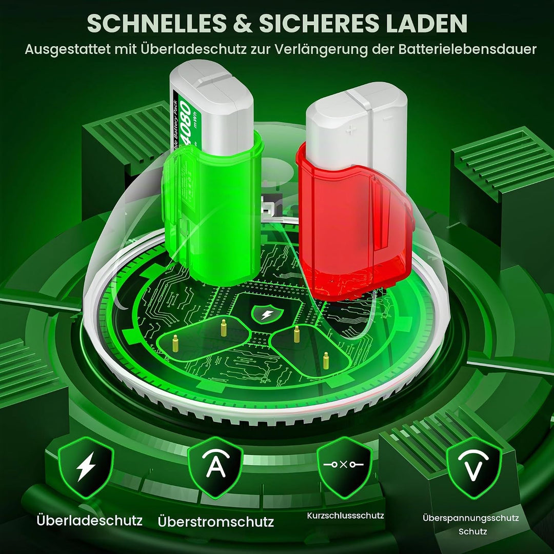 4 Stück 4080mWh Akku für Xbox One/Xbox Series X&amp;S Controller, Xbox Controller Akku kompatibel mit Xb