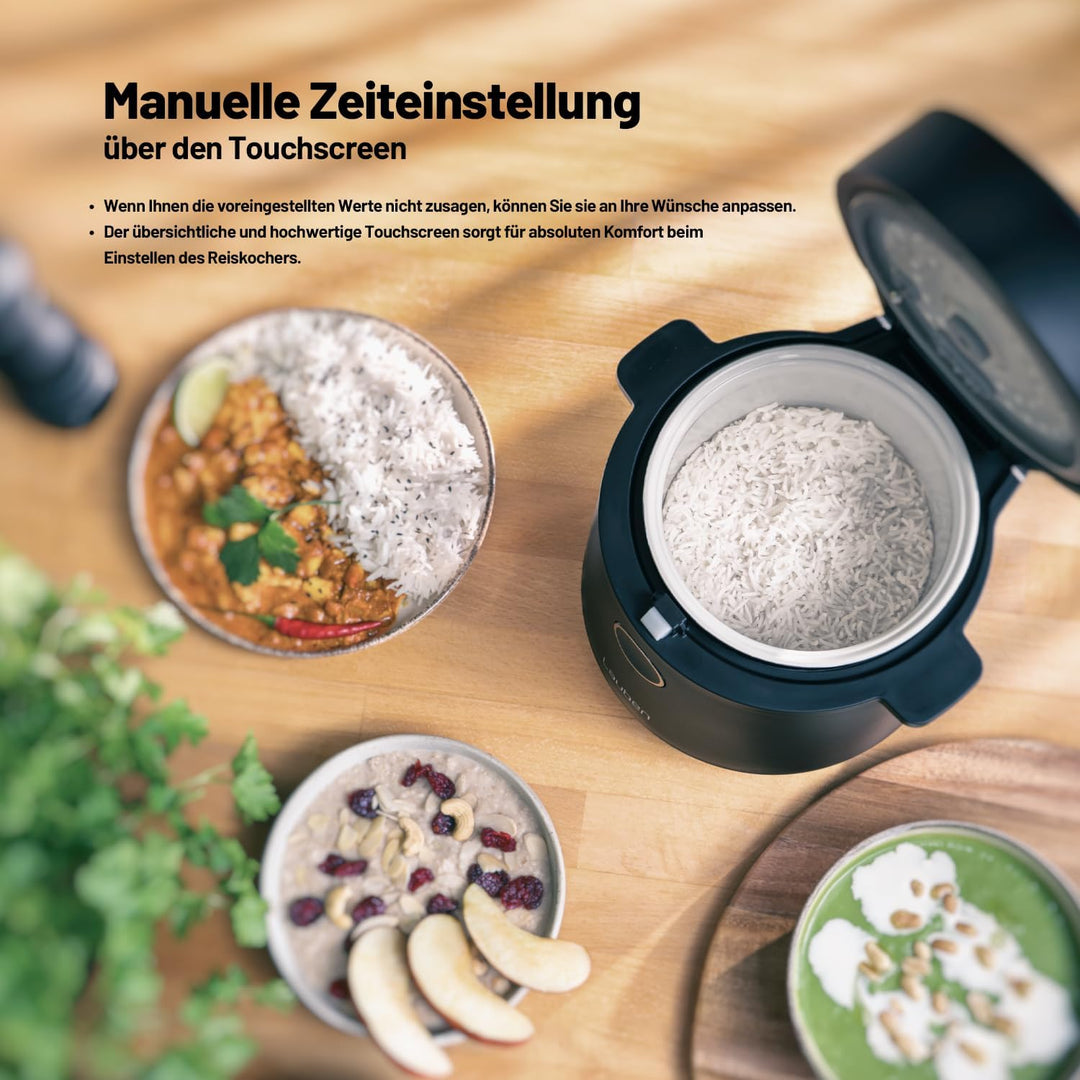 Lauben Multifunction Rice Cooker 1500BW, Multifunktionaler Reiskocher - Leistung 350 W, Volumen 1,5