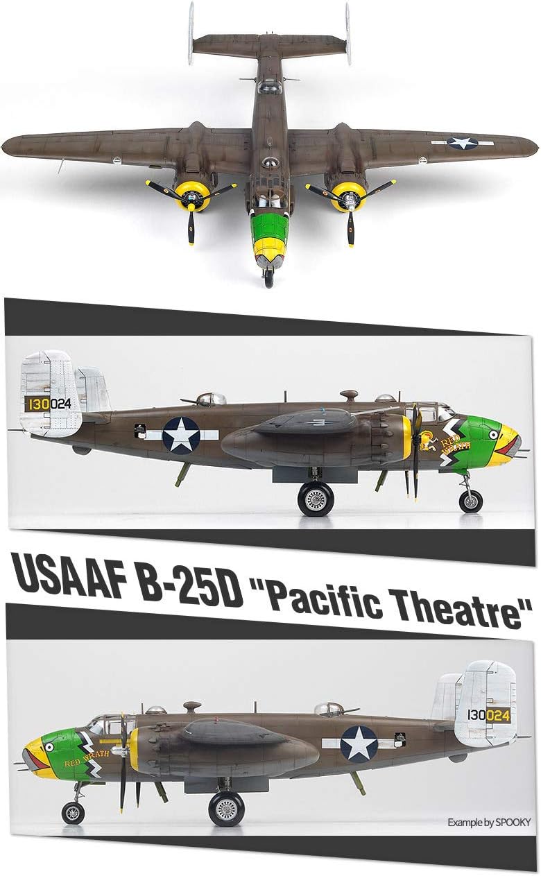 Academy ACA12328 Theatre 1:48-USAAF B-25D Pacific Theater, Verschieden