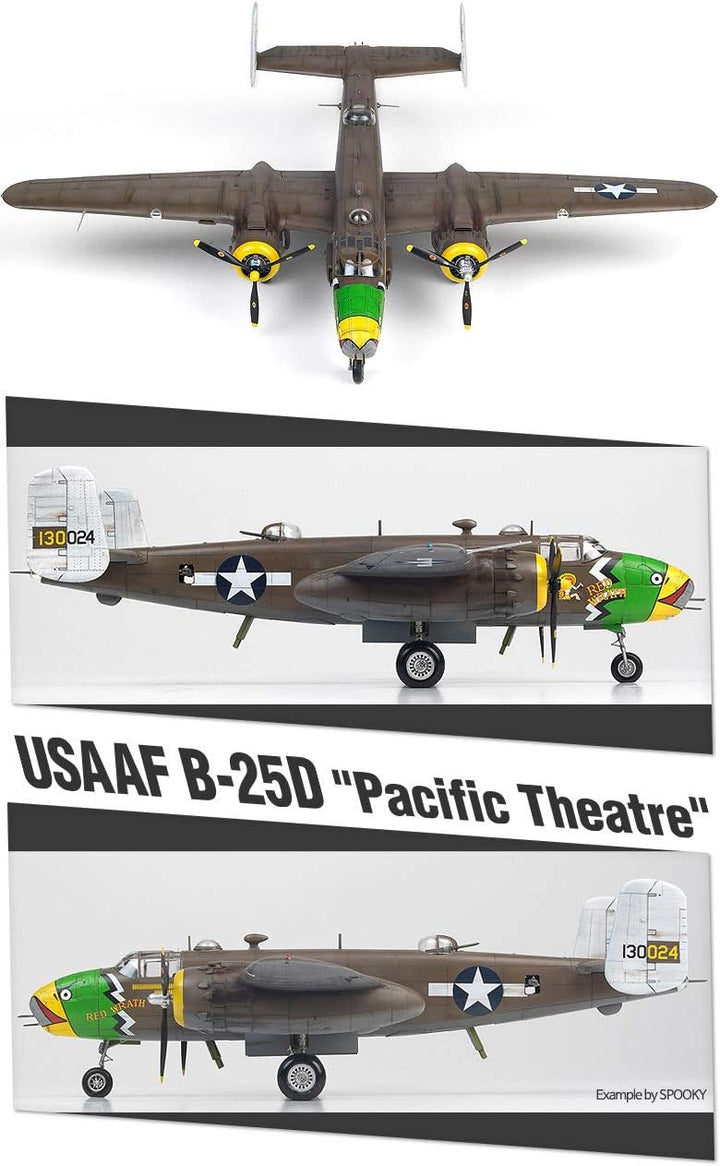 Academy ACA12328 Theatre 1:48-USAAF B-25D Pacific Theater, Verschieden