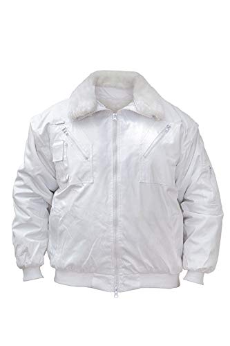 Korntex Pilotenjacke Arbeitsjacke Wasserdicht Winddicht - Blau - XS XS Weiss, XS Weiss