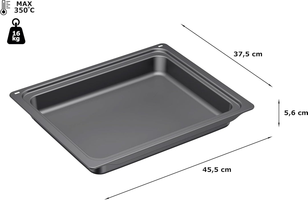 Neff Z12CM10A0 Backofen- und Herdzubehör / Kochfeld / Auflaufpfanne / emailliert, Schwarz Single, Si
