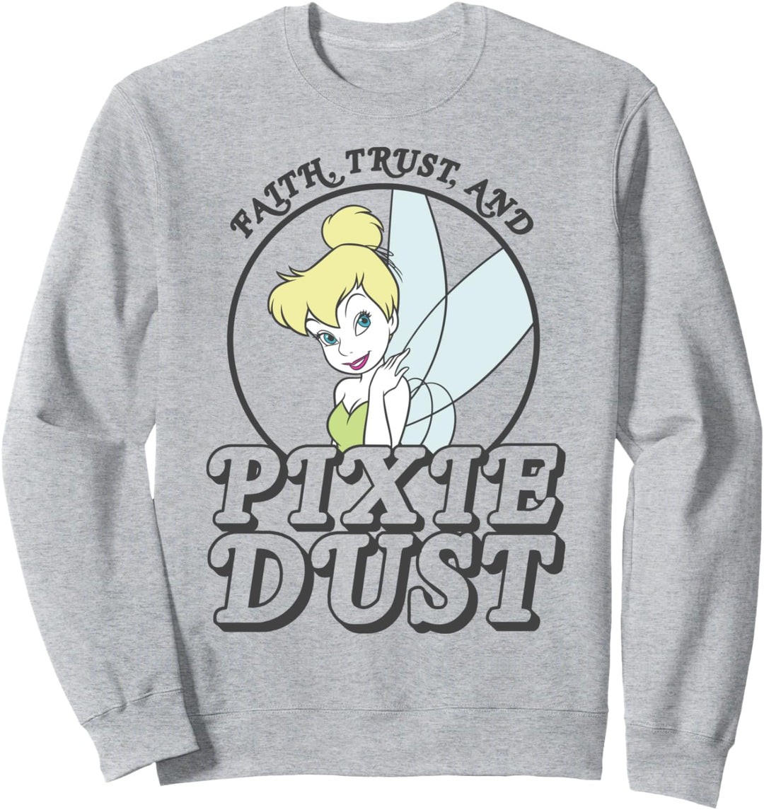Disney Peter Pan Tinker Bell Faith Trust And Pixie Dust Sweatshirt