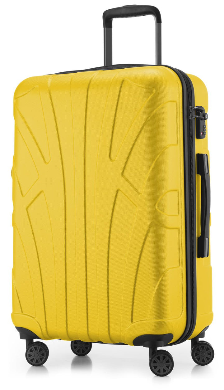 suitline Hartschalen-Koffer Koffer Trolley Rollkoffer Reisekoffer, TSA, 66 cm, ca. 58 Liter, 100% AB
