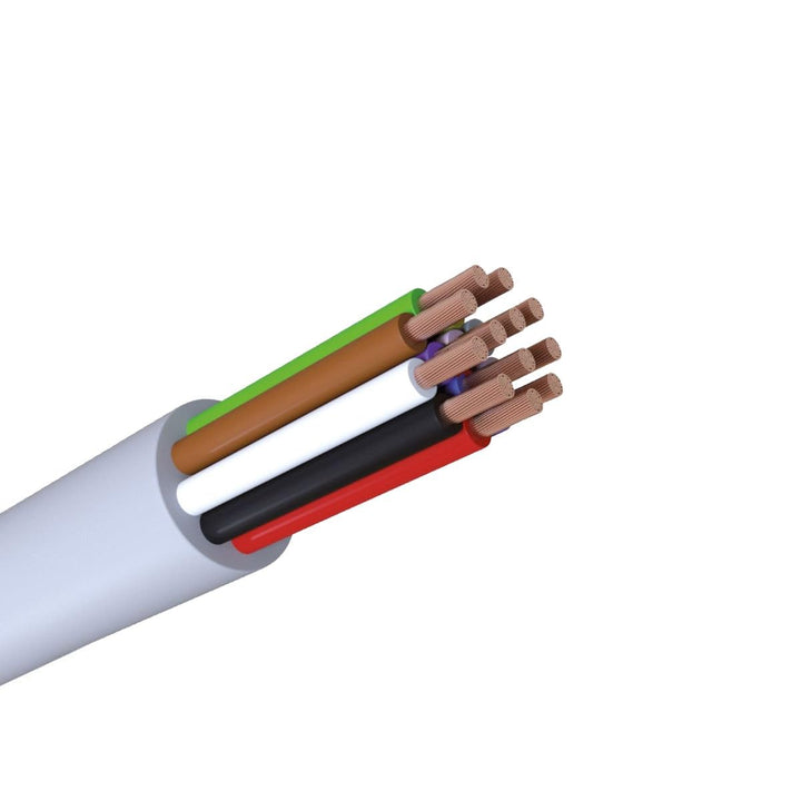 WITTKOWARE LiYY 12x0,25mm² Elektronik-Steuerleitung ohne Abschirmung, Kupfer, Farbe grau, Kabellänge