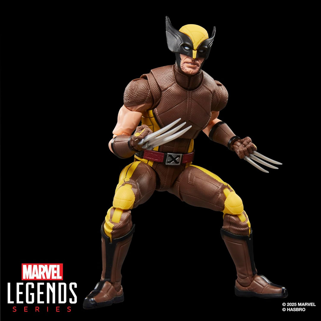 Marvel Legends Series Wolverine (brauner Anzug), Action-Figurengeschenk zum Sammeln zum Marvel Studi