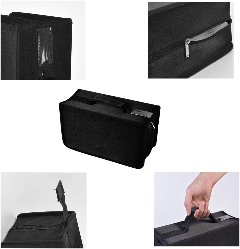 alavisxf xx CD Tasche, 160 CD/DVD Tasche Nylon CD Taschen Aufbewahrung Schutzhülle DVD Lagerung CD T
