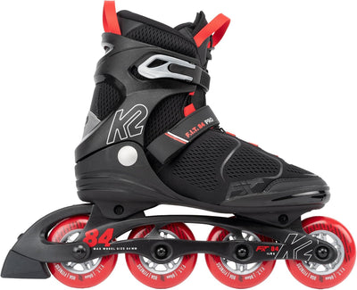 K2 Skates Herren Inline Skates F.I.T. 84 PRO, black - red, 30G0515 EU: 47 (UK: 11.5 / US: 12.5) blac