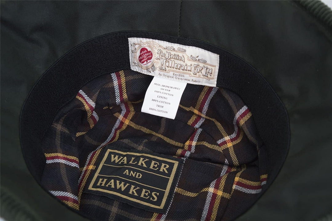 WALKER AND HAWKES - Diana - Damen Country-Hut gewachst XS-S Olivgrün, XS-S Olivgrün