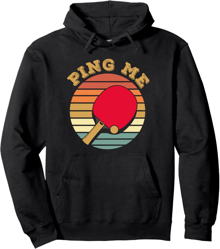 Retro Tischtennisspieler Ping Pong - Vintage Tischtennis Pullover Hoodie